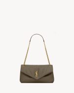 YSL CALYPSO Medium in Grained Lambskin